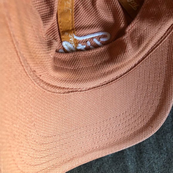 Titleist Peachy Orange Golf Hat with Pink Ribbon Breast Cancer Awareness - Picture 9 of 12